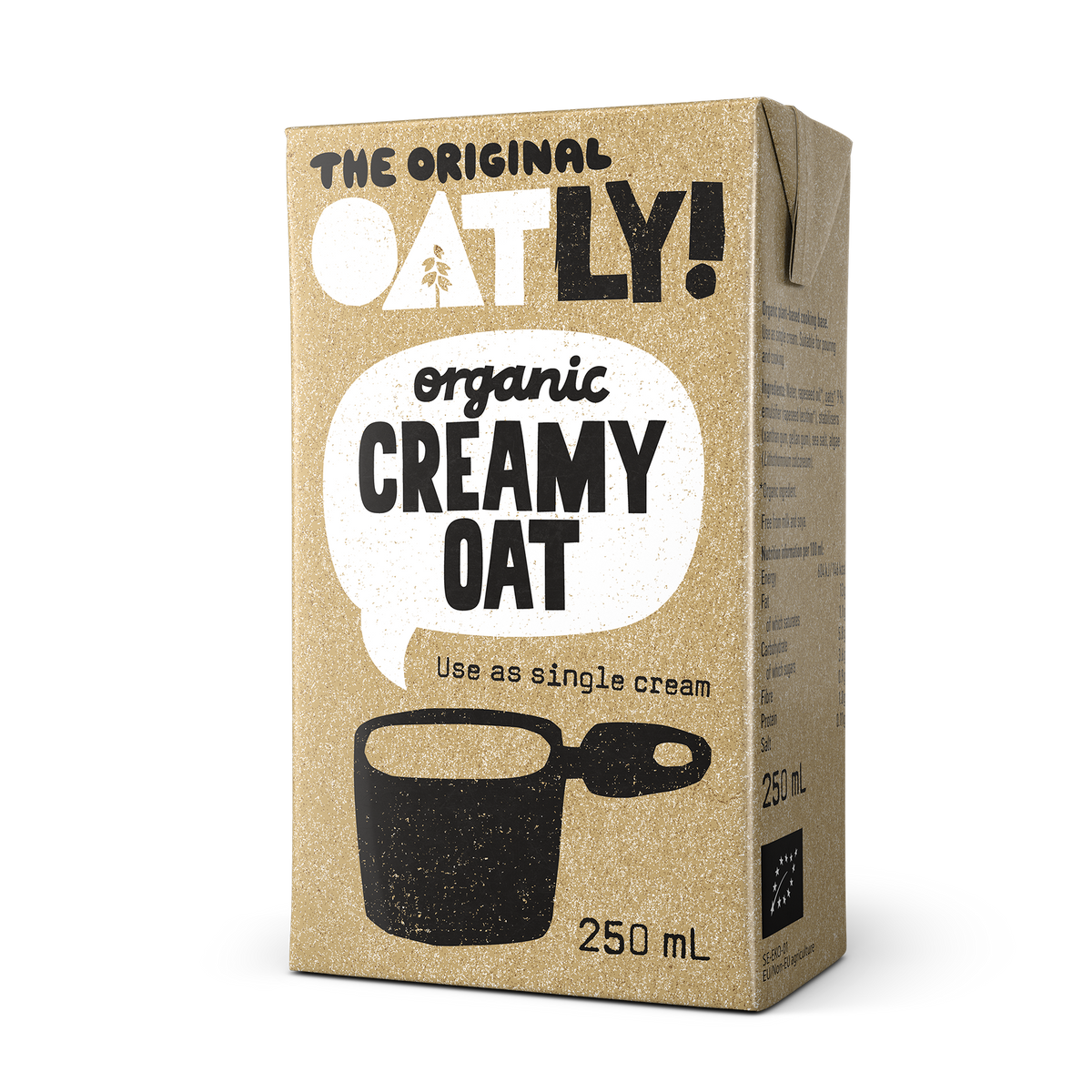 Oatly Organic Creamy Oat Single Cream 250ml