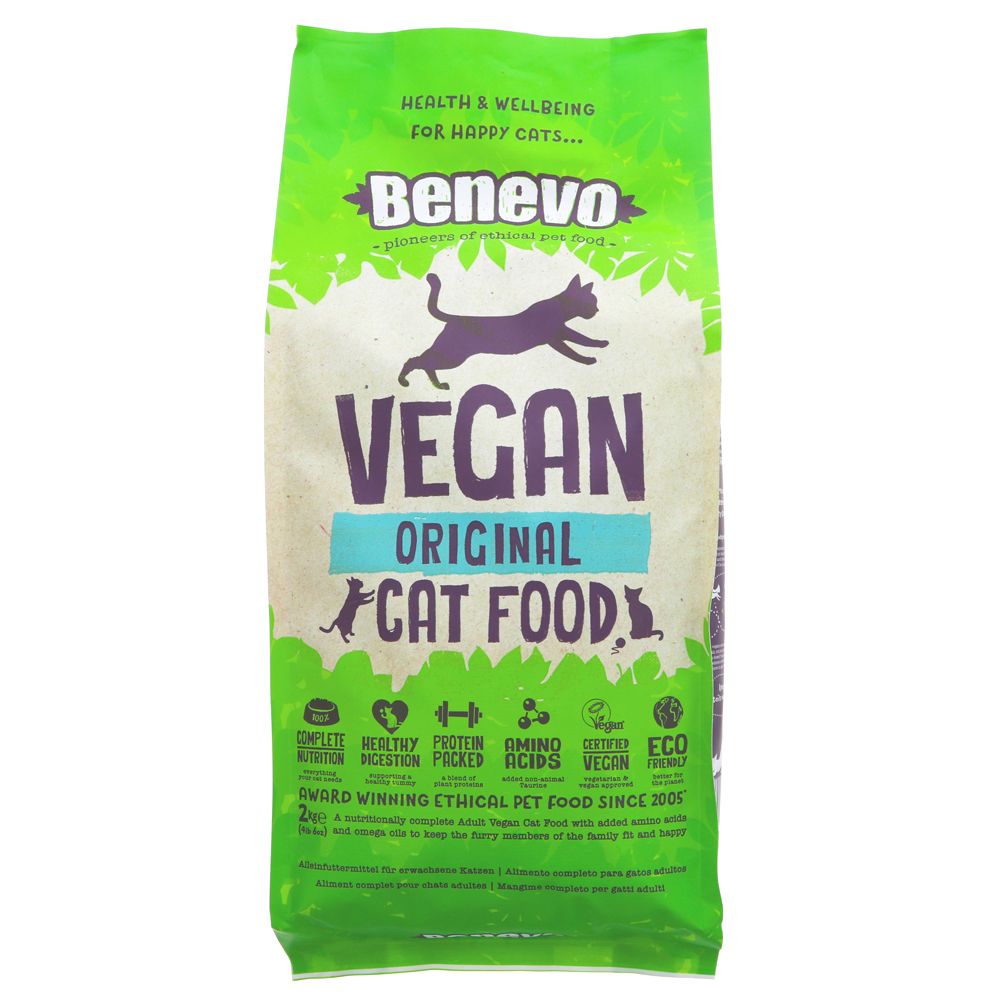 Benevo Complete Adult Vegan Cat Food 2kg – - Main Image