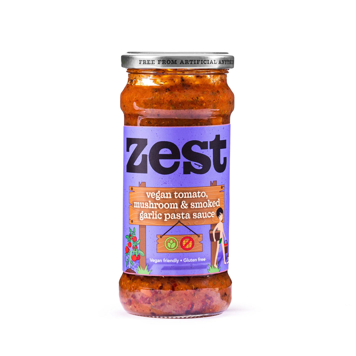 Zest Tomato, Mushroom and Smoked Garlic Pasta Sauce 340g ...