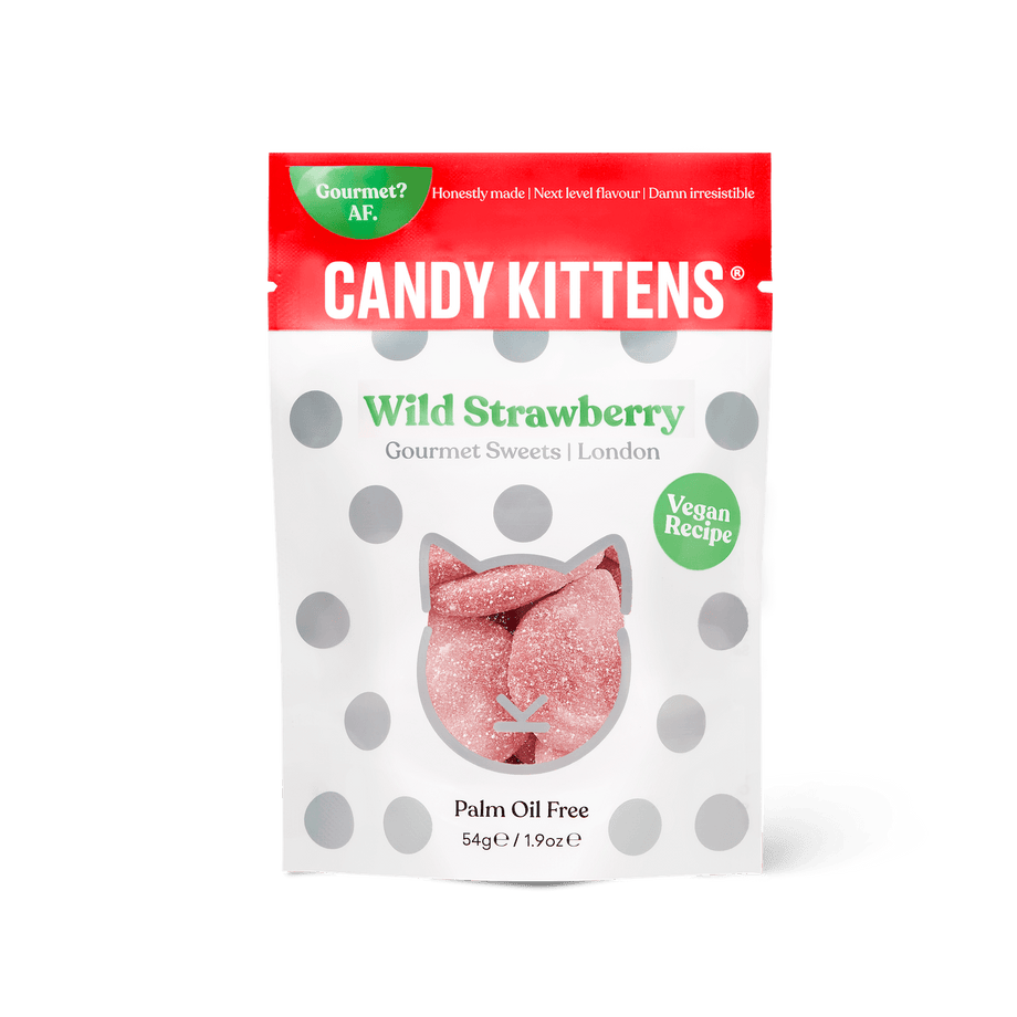 Candy Kittens Gourmet Sweets Wild Strawberry Pop Bag 54g –  AlternativeStores.com
