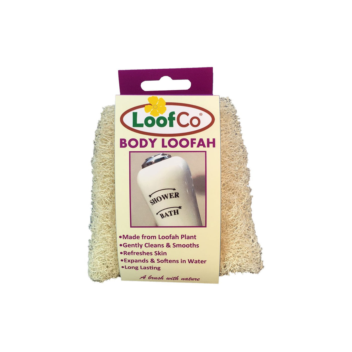 Loofah String LoofCo Natural Body Loofah On String – AlternativeStores.com