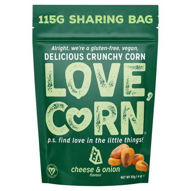 Love Corn Premium Crunchy Corn Cheese Onion Flavour 115g Sharing